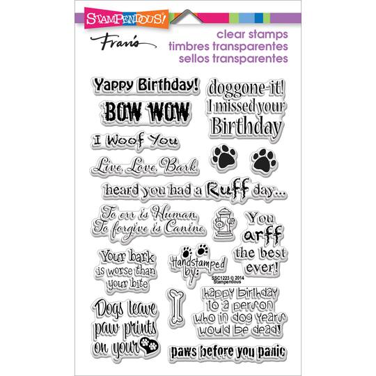 Stampendous Dog Sayings Clear Stamps Michaels Stampendous Dog Sayings Clear Stamps Michaels